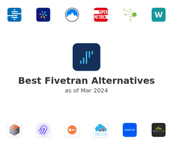 Best Fivetran Alternatives