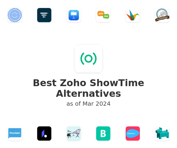 Best Zoho ShowTime Alternatives