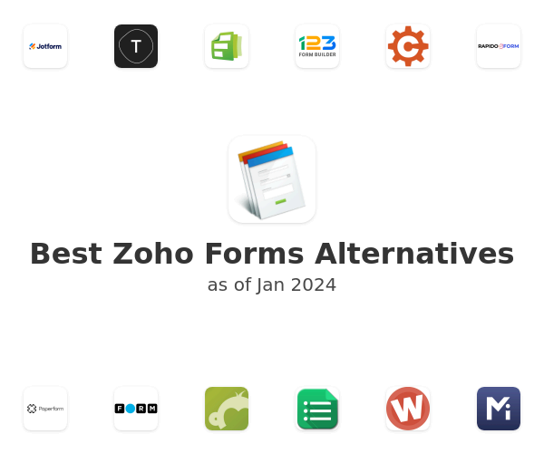 Best Zoho Forms Alternatives