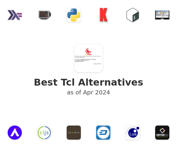 Best Tcl Alternatives