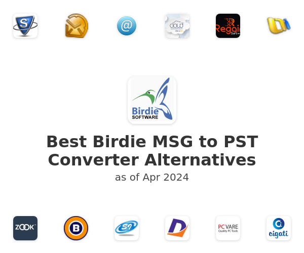 Best Birdie MSG to PST Converter Alternatives