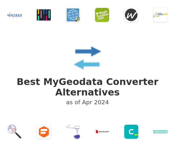 Best MyGeodata Converter Alternatives
