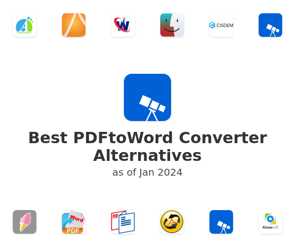 Best PDFtoWord Converter Alternatives