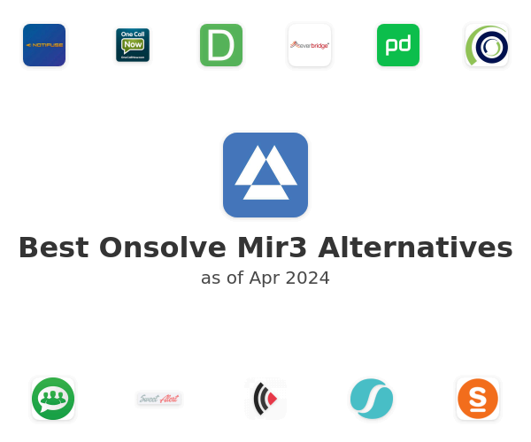 Best Onsolve Mir3 Alternatives