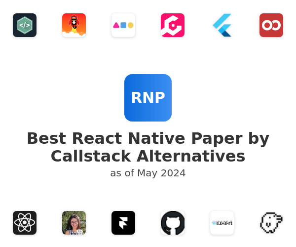 Best React Native Paper by Callstack Alternatives