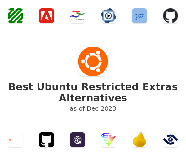Best Ubuntu Restricted Extras Alternatives