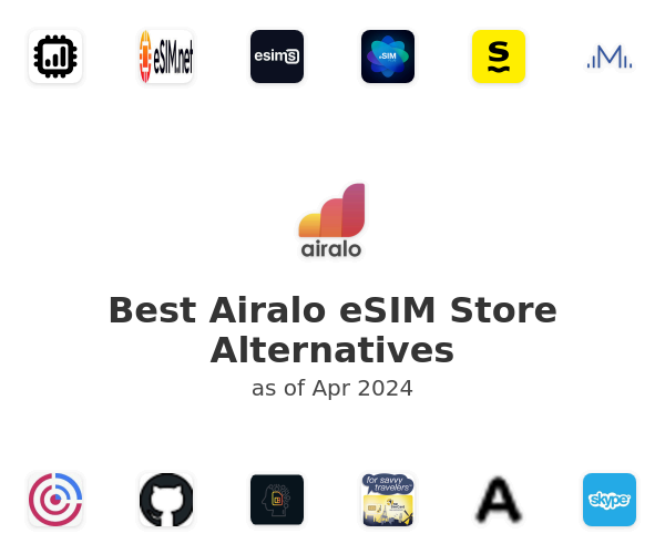 Best Airalo eSIM Store Alternatives