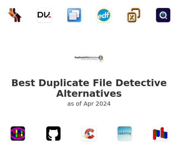 Best Duplicate File Detective Alternatives