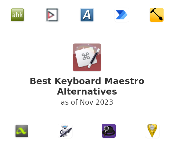 Best Keyboard Maestro Alternatives