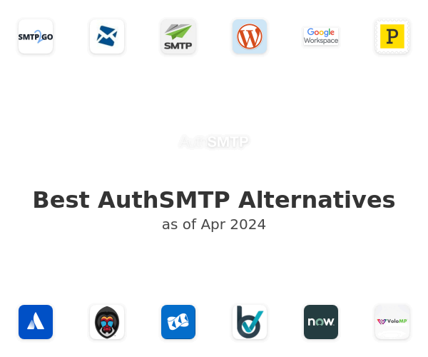 Best AuthSMTP Alternatives