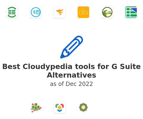 Best Cloudypedia tools for G Suite Alternatives