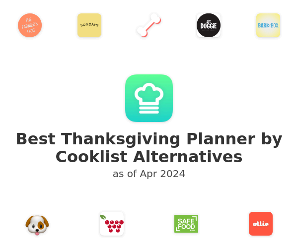 Best Thanksgiving Planner by Cooklist Alternatives