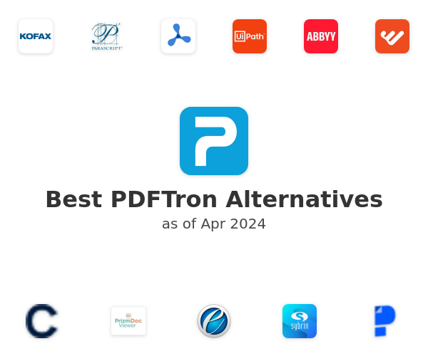 Best PDFTron Alternatives