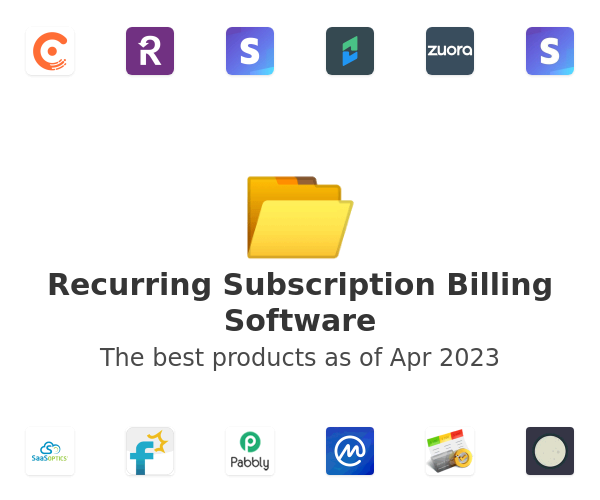 Recurring Subscription Billing Software
