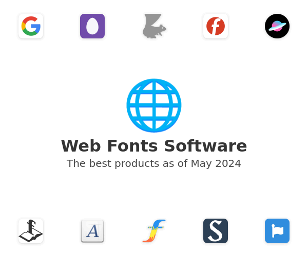 Web Fonts Software