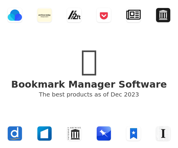 Bookmark Manager Software