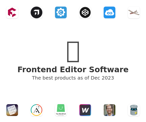 Frontend Editor Software