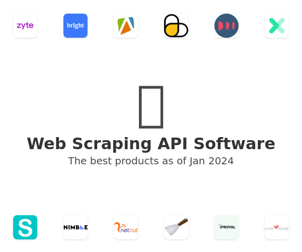 Web Scraping API Software