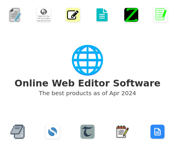Online Web Editor Software