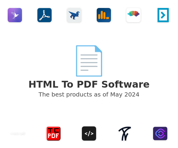 HTML To PDF Software