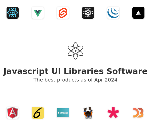 Javascript UI Libraries Software