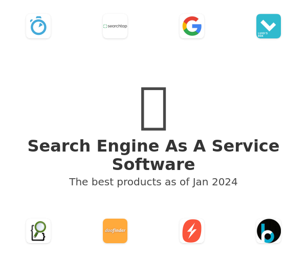 Search Engine As A Service Software