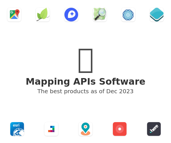 Mapping APIs Software