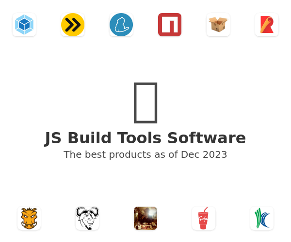JS Build Tools Software