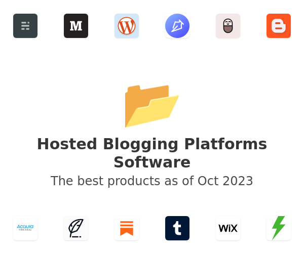 Hosted Blogging Platforms Software