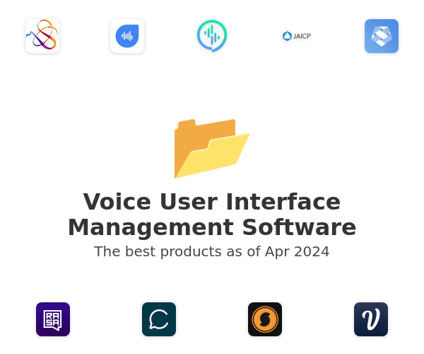 Voice User Interface Management Software
