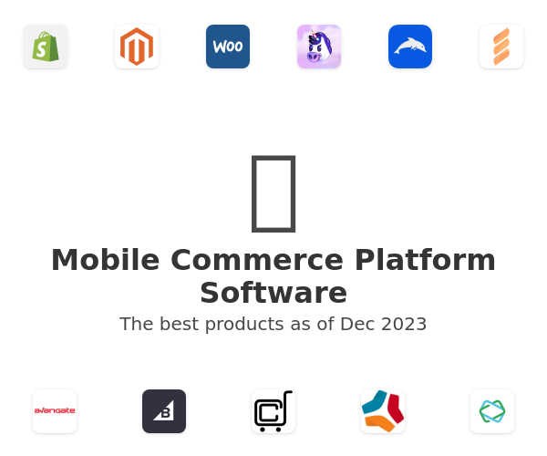 Mobile Commerce Platform Software