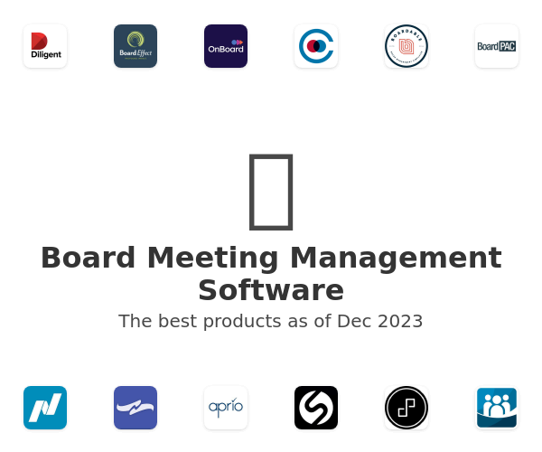 Board Meeting Management Software
