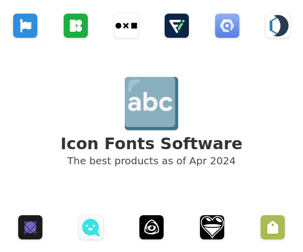 Icon Fonts Software