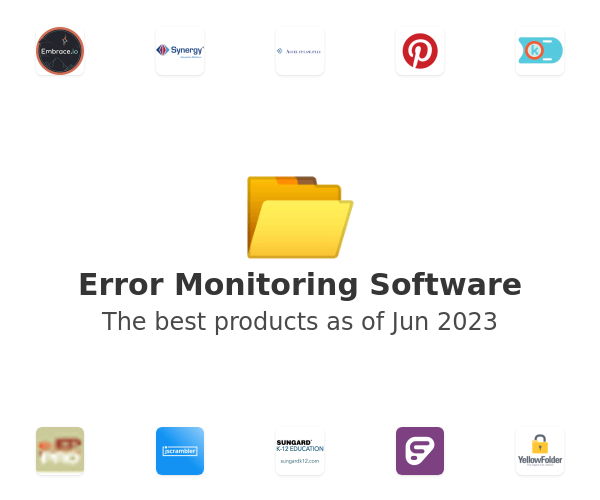 Error Monitoring Software