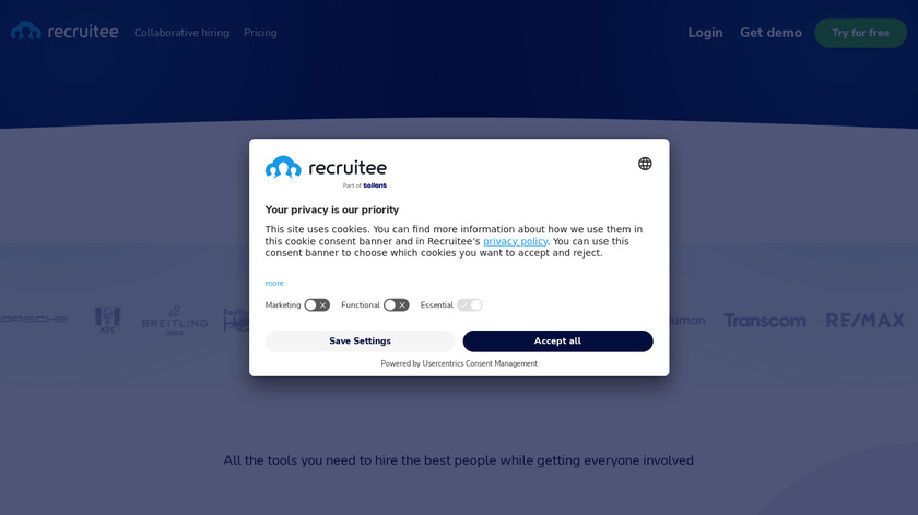 Recruitee Landing Page