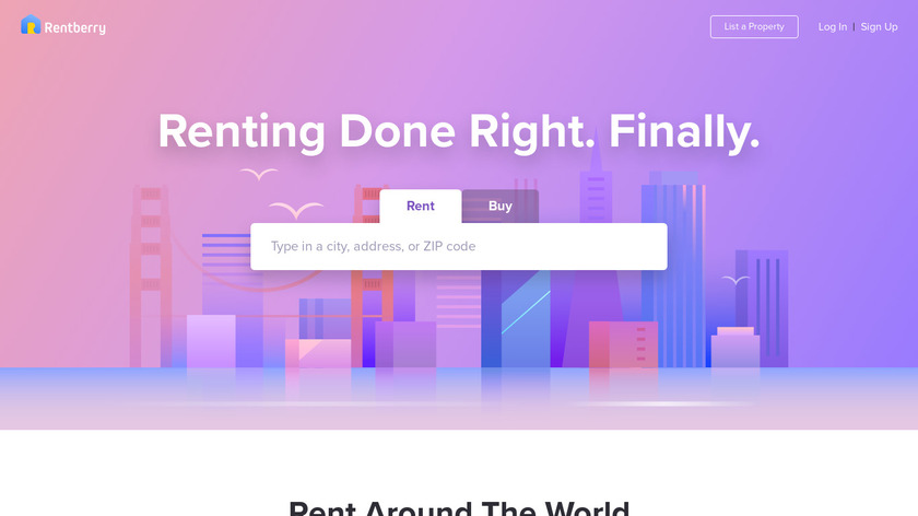 Rentberry Landing Page
