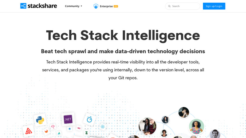Stackshare Landing Page