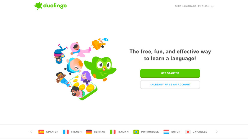 Duolingo Landing Page