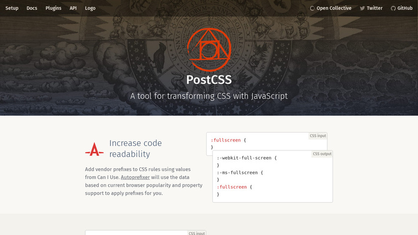 PostCSS Landing Page