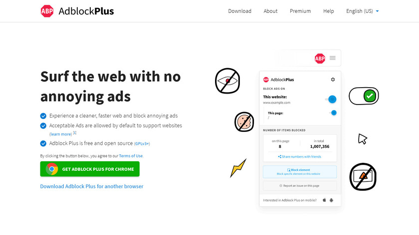 Adblock Plus Landing Page