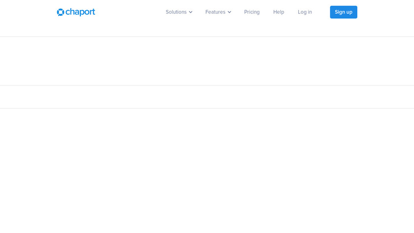 Chaport Live Chat Landing Page