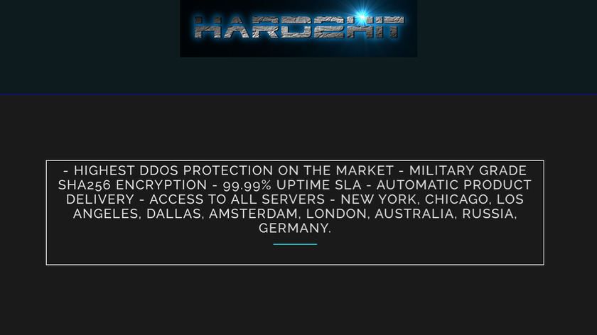 Hard2Hit VPN Services Landing Page