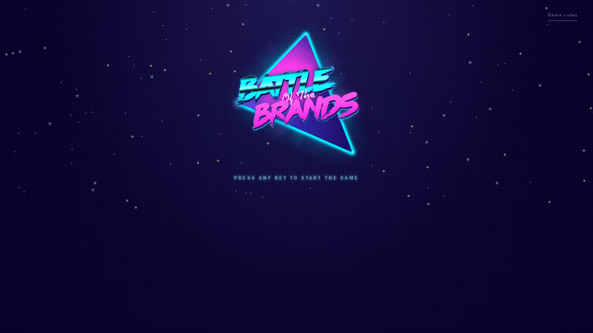 Battle of the Brands Landing Page