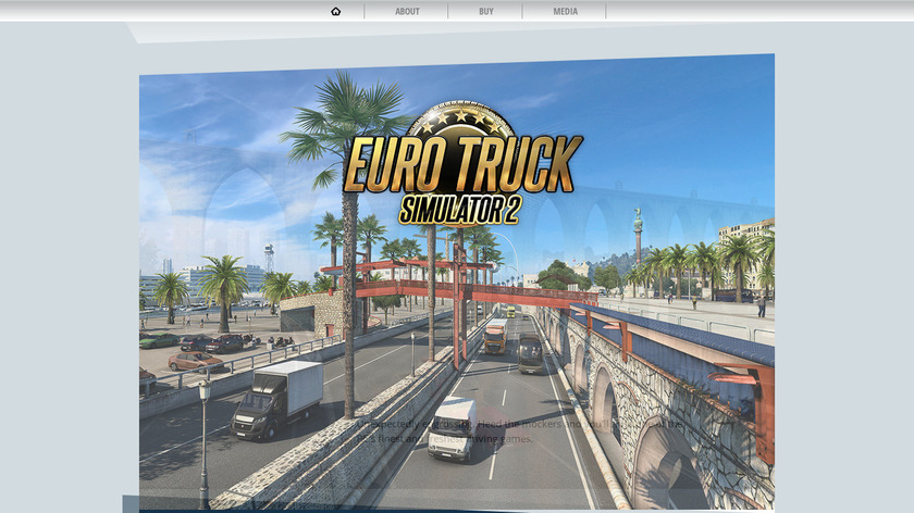 Euro Truck Simulator Landing Page