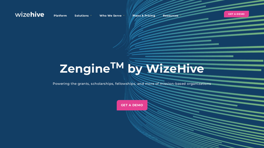 WizeHive Zengine Landing Page