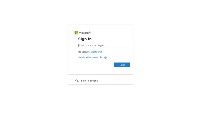 Microsoft Hotmail Landing Page