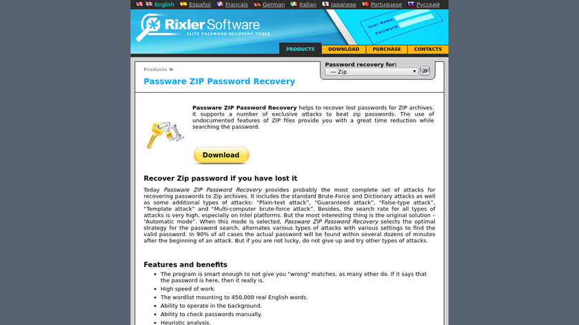 Appnimi Zip Password Unlocker Vs Zip Password Recovery Master Compare Differences Reviews