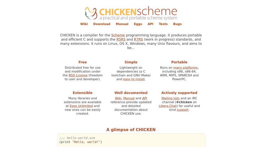 Chicken Landing Page
