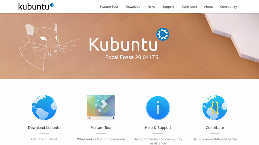 Kubuntu Landing Page
