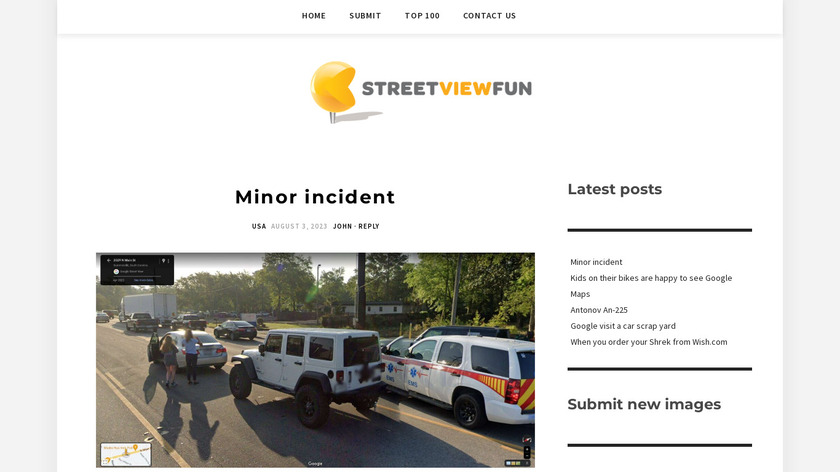 StreetViewFun Landing Page